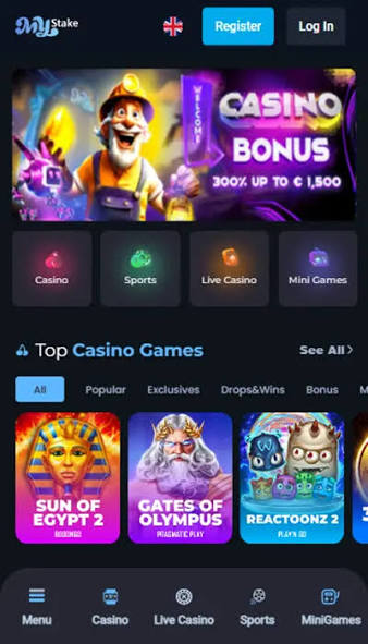 Quels jeux propose Mystake ?